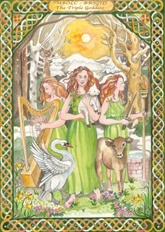 Goddess Cards IMBOLC Brigid2 Goddess Cards